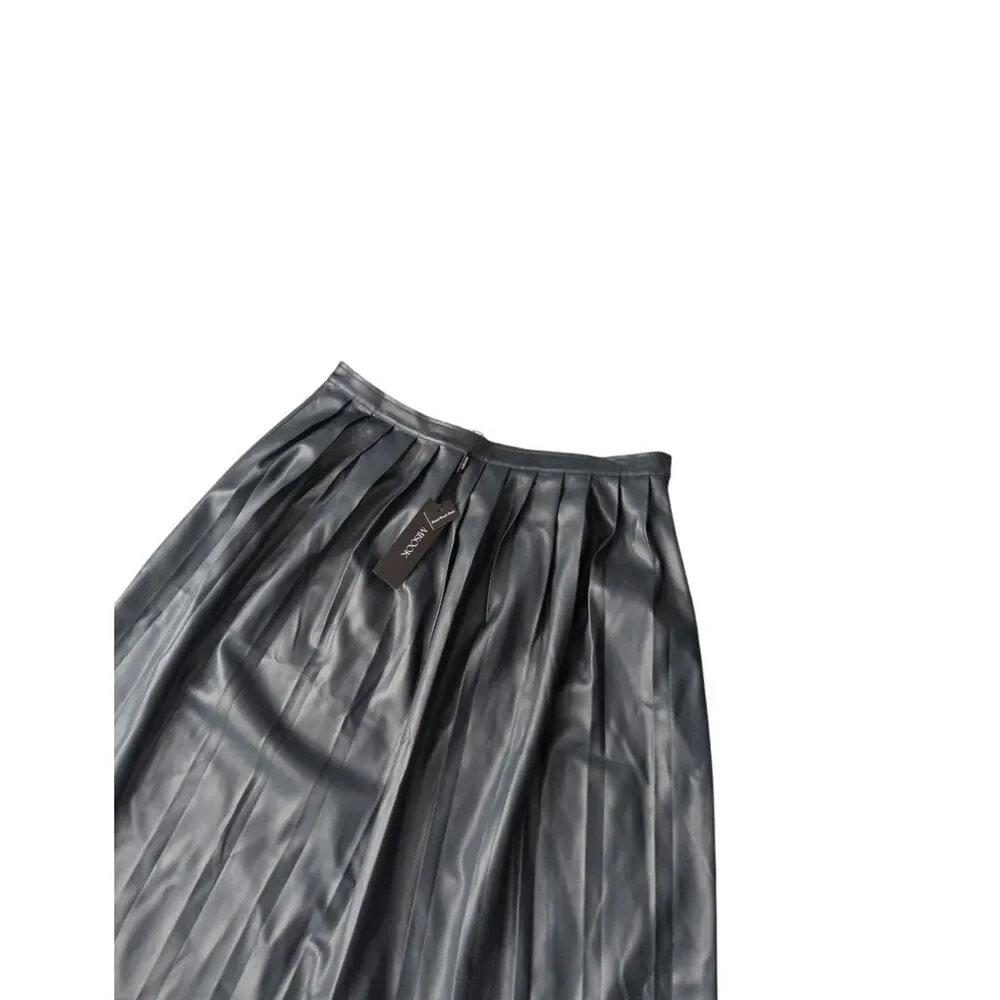Misook Leather Maxi Skirt – Size Large, New with Tags
